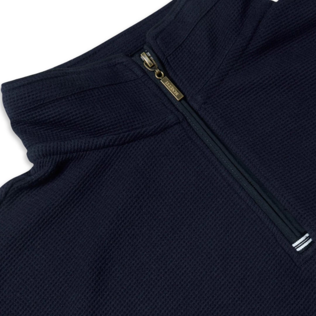 Benetti Half-Zip Sweatshirt | Walter Indigo