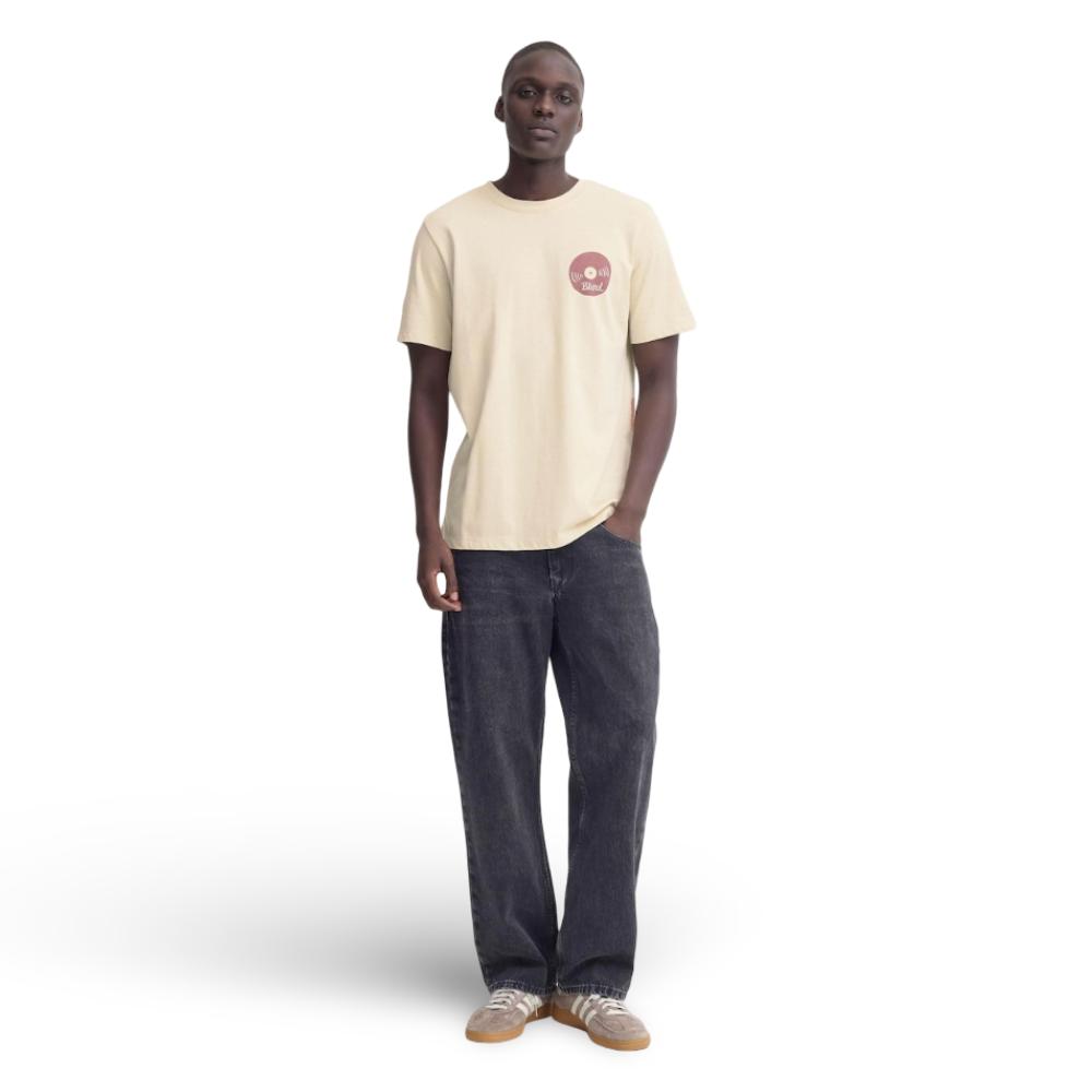 Blend Print Tee | BHSun Beige
