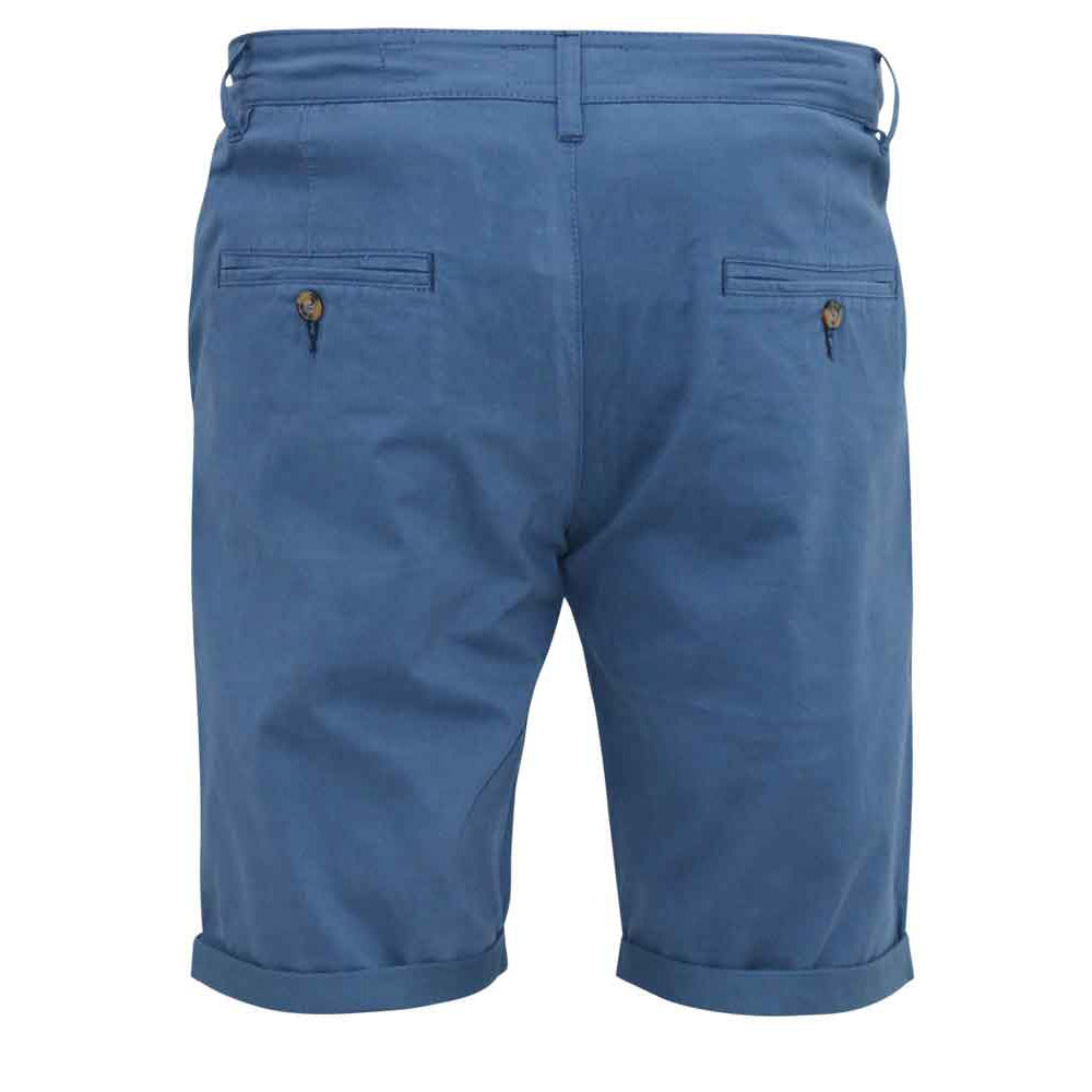 D555 Stretch Chino Shorts - Blue