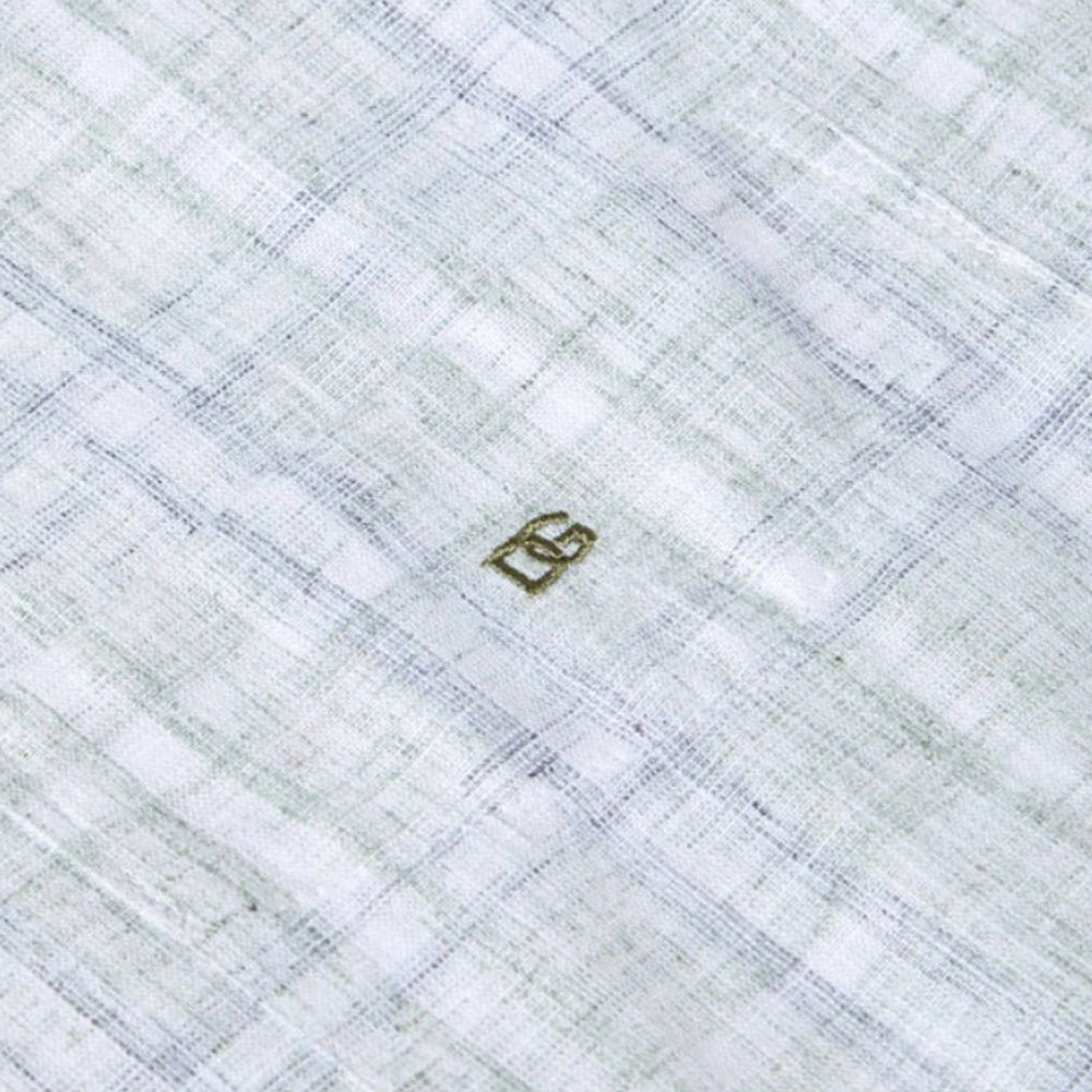 Drifter Short Sleeve Check Shirt | Ivano Light Green