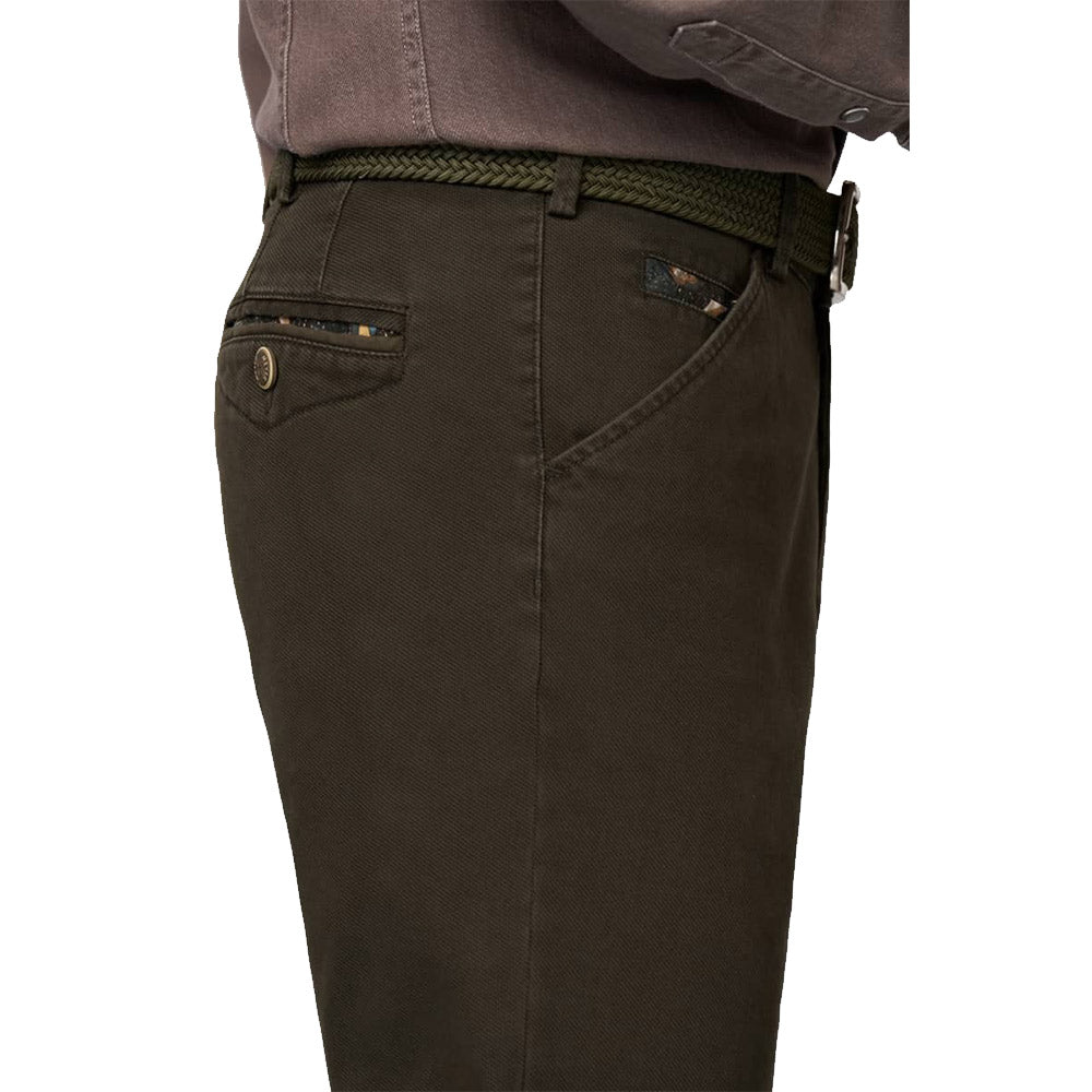 Meyer Fine Micro Chino | Chicago Laurel Green