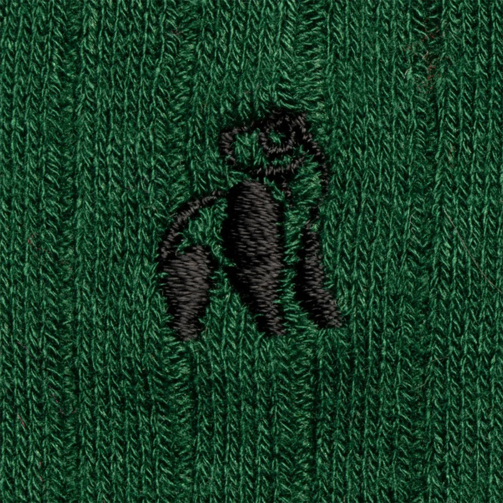 Swole Panda Bamboo Socks | Racing Green