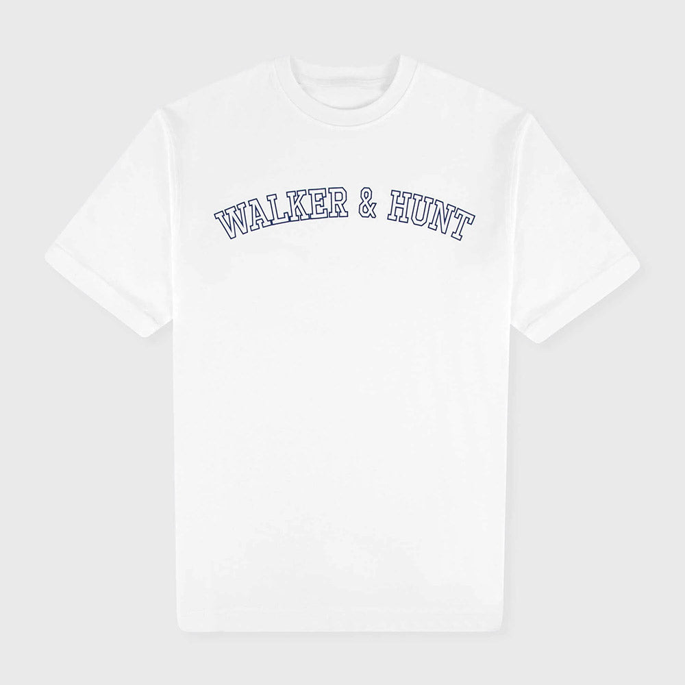 Walker & Hunt - Refined Emblem Tee White