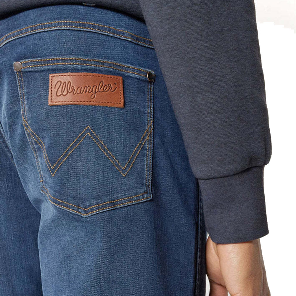 Wrangler Bootcut Jeans | Horizon Freehand Blue