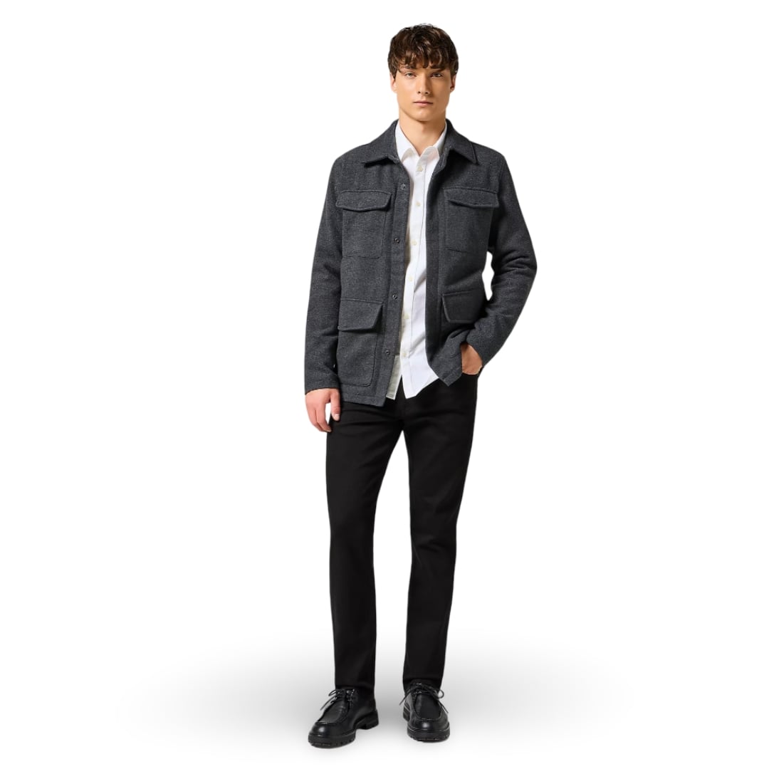 Wrangler Greensboro Stretch Jeans | Deep ink Black