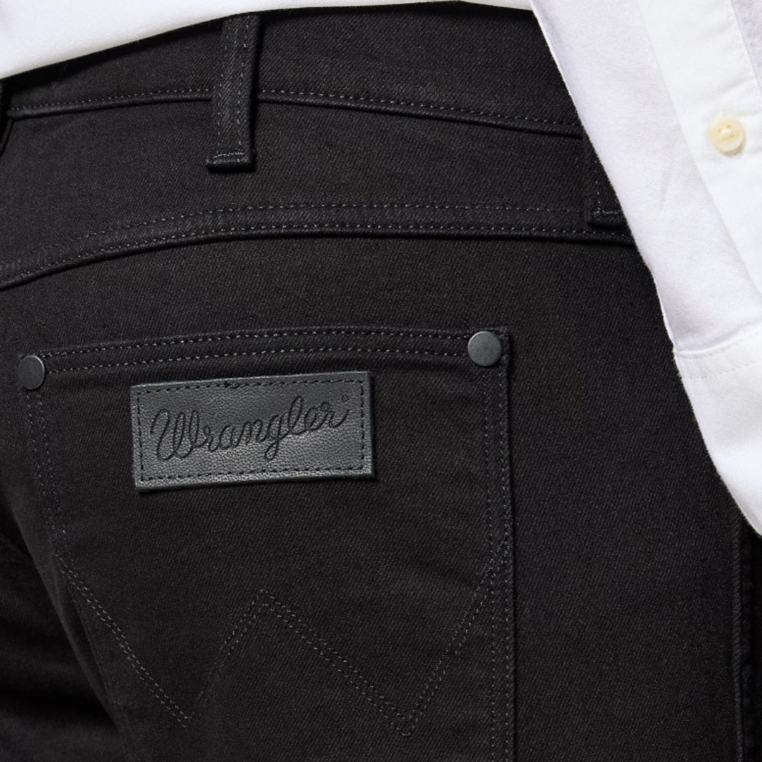 Wrangler Greensboro Stretch Jeans | Deep ink Black