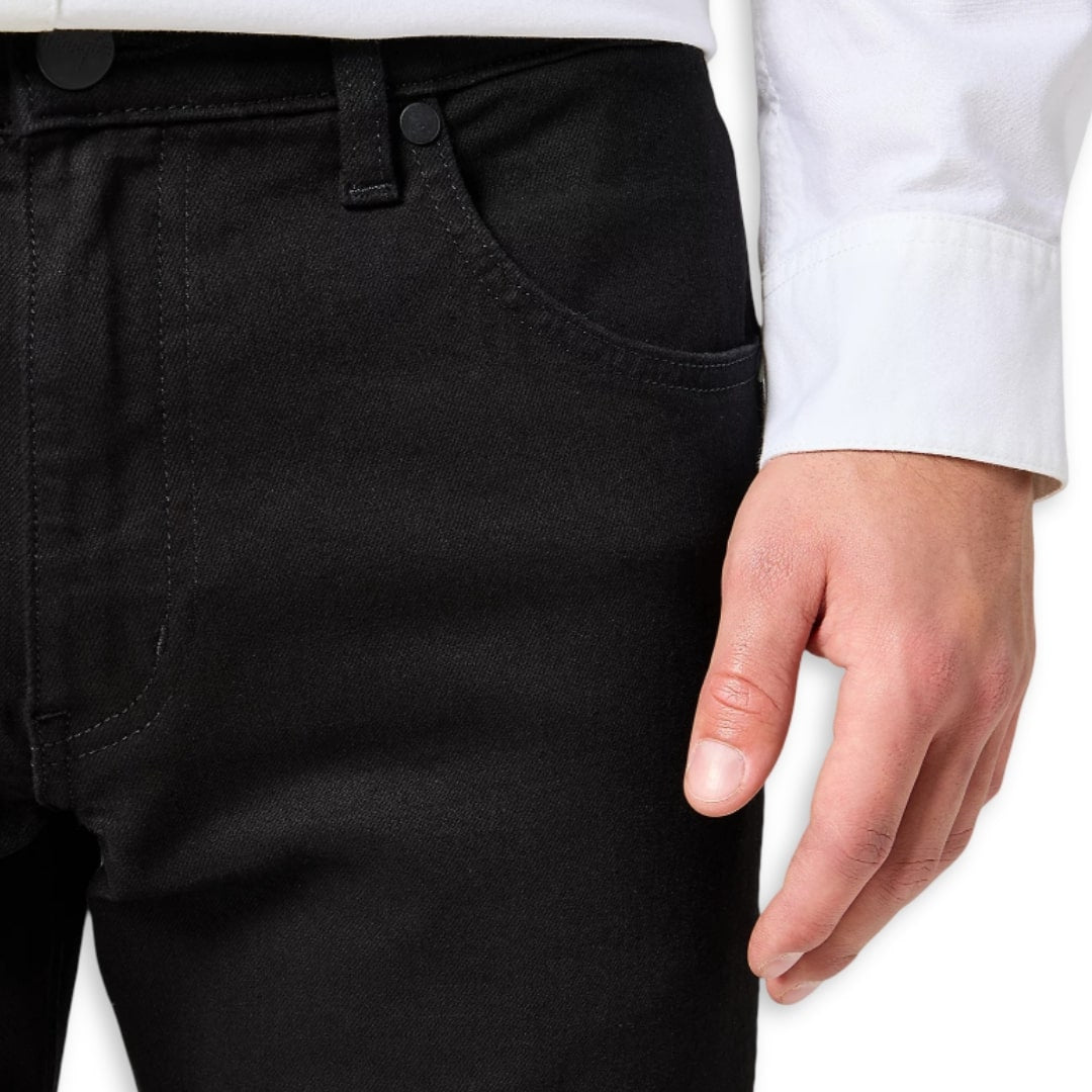 Wrangler Greensboro Stretch Jeans | Deep ink Black