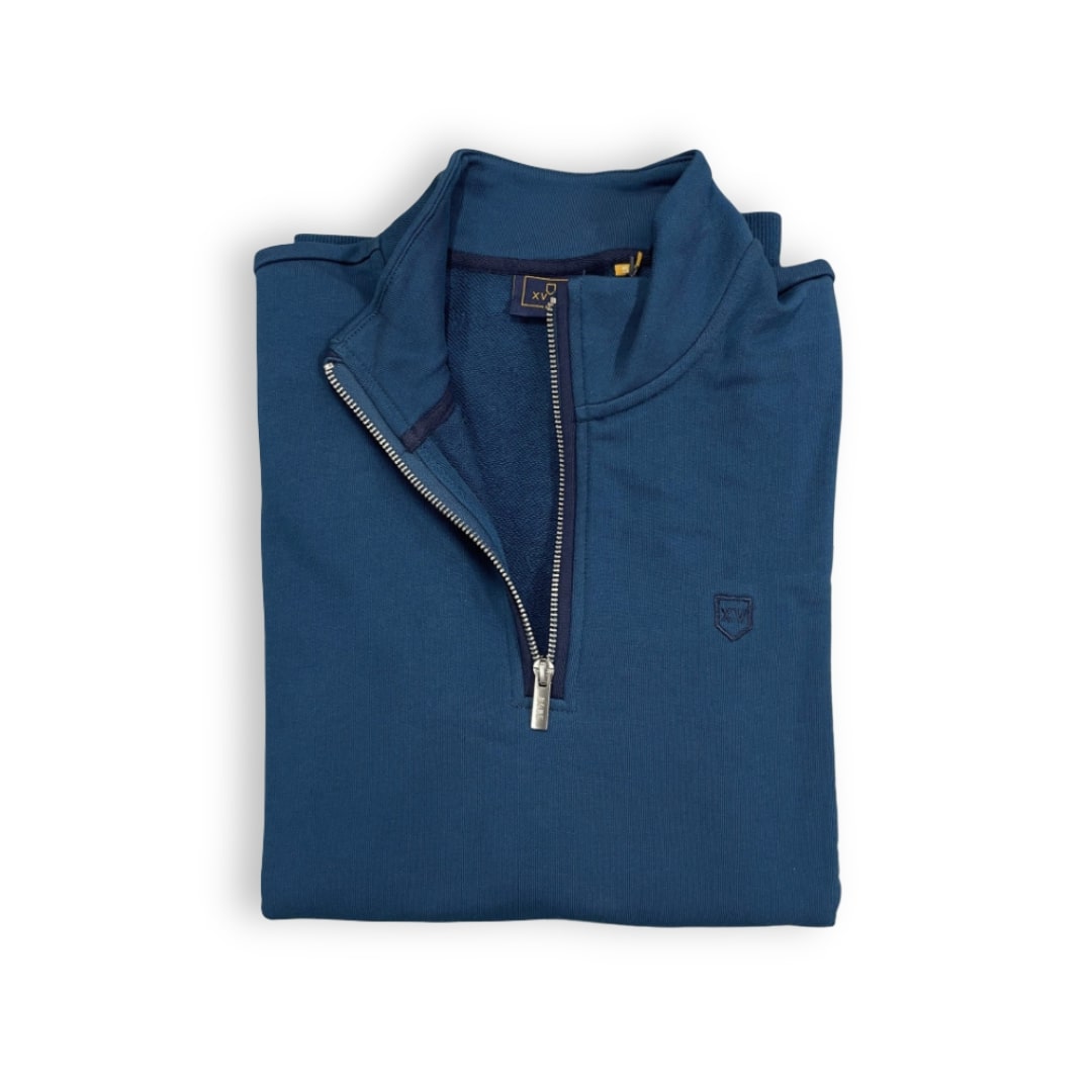 XV Kings Tommy Bowe Half-Zip | Falcons Petrol Blue