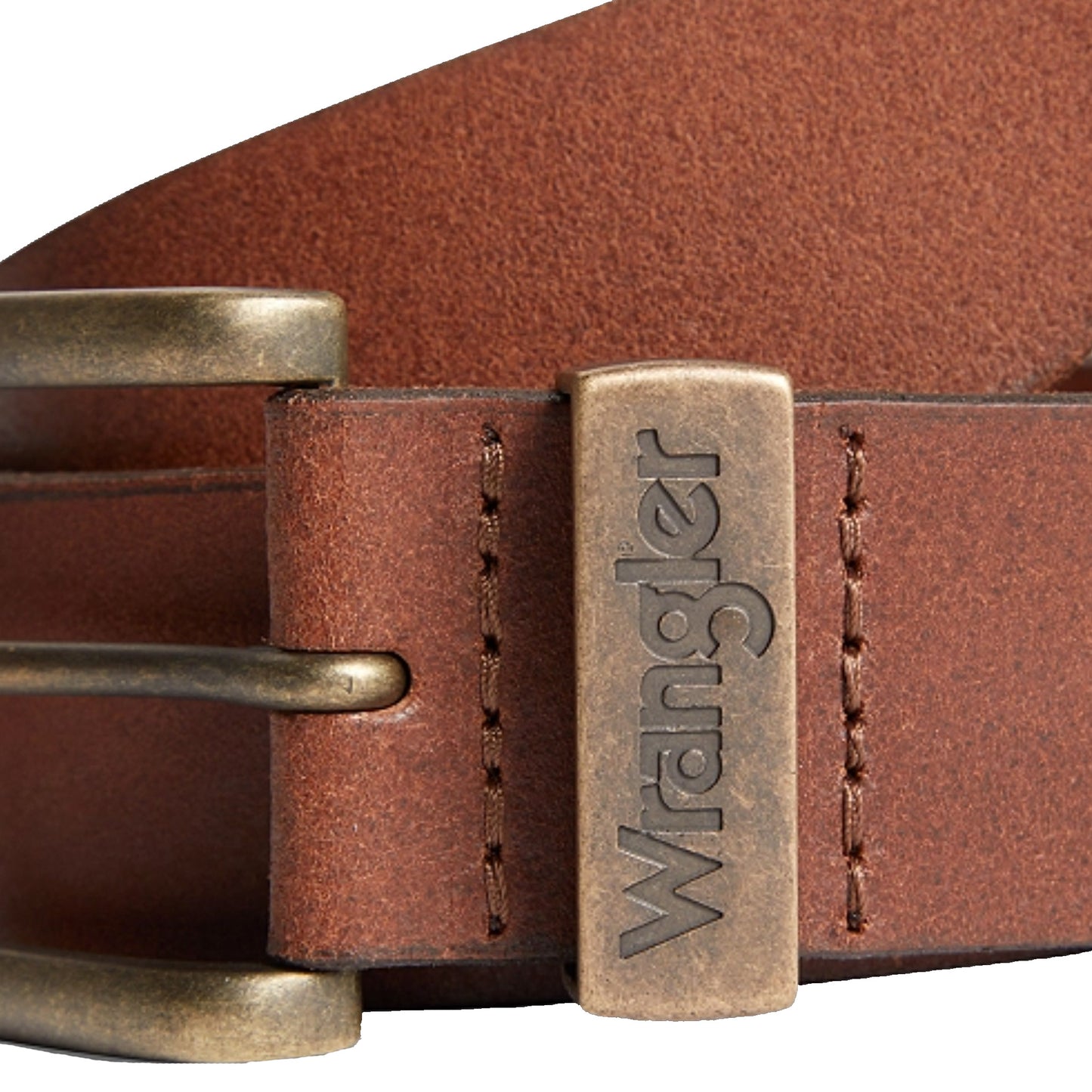 Wrangler Metal Loop Belt | Cognac