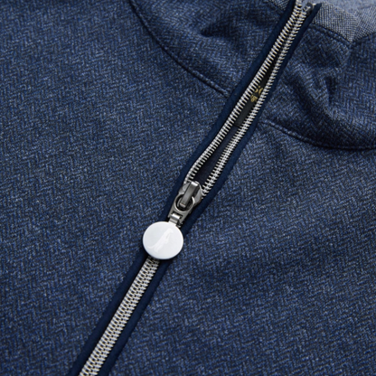 6th Sense Half-Zip | Herringbone Eclipse
