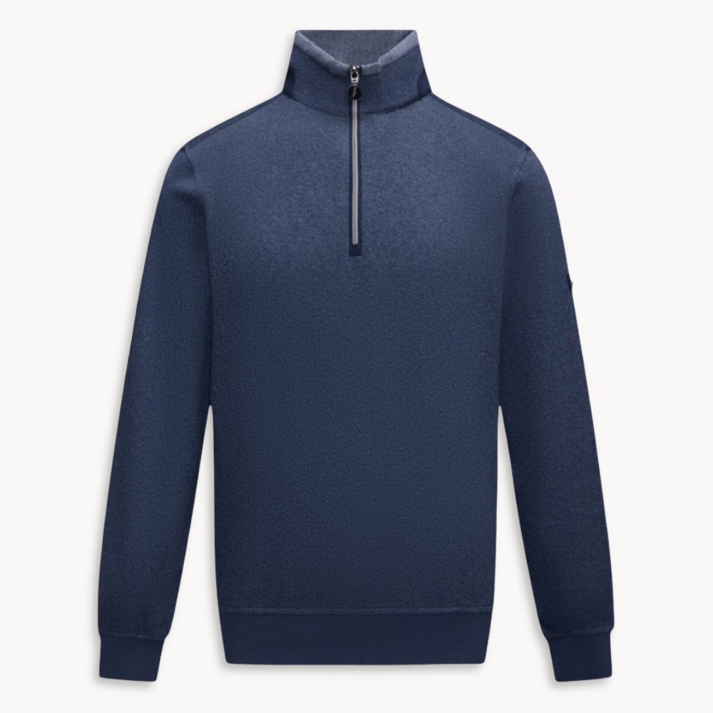 6th Sense Half-Zip | Herringbone Eclipse