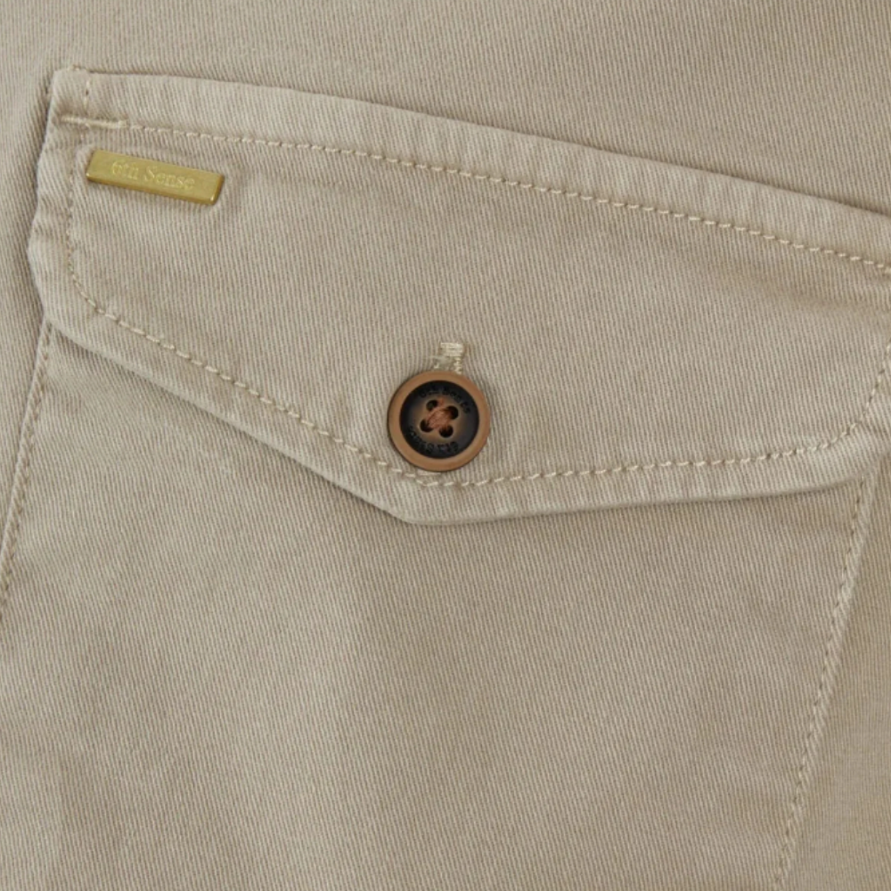 6th Sense Twill Overshirt | Dark Khaki