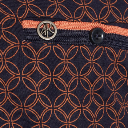 Arthur & Russel Polo | Walter Navy/Orange