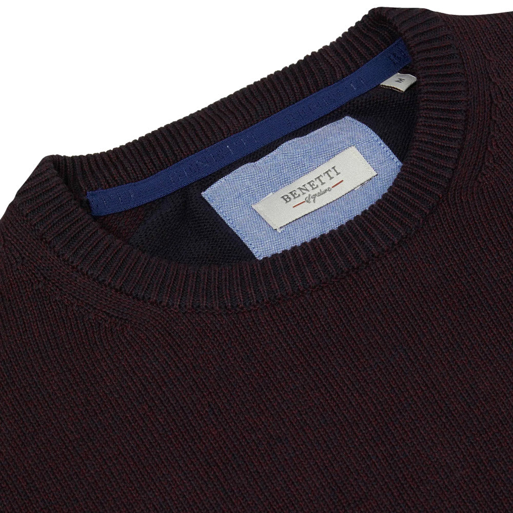 Benetti Crew Neck Knitwear | Brosna Bordo