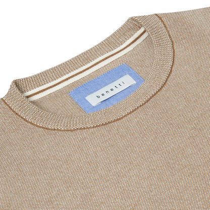 Benetti Crew Neck Knitwear | Gale Sand
