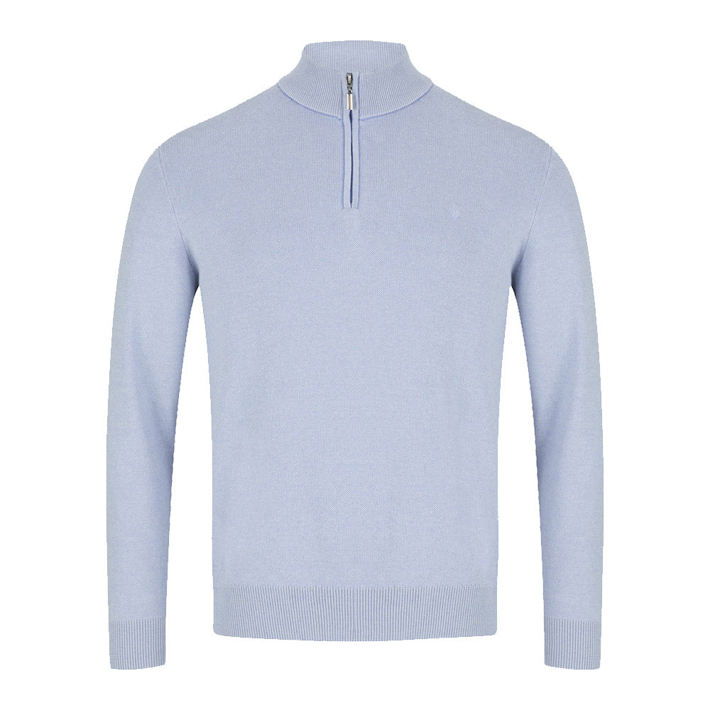 Benetti Quarter Zip Knitwear | Gale Sky