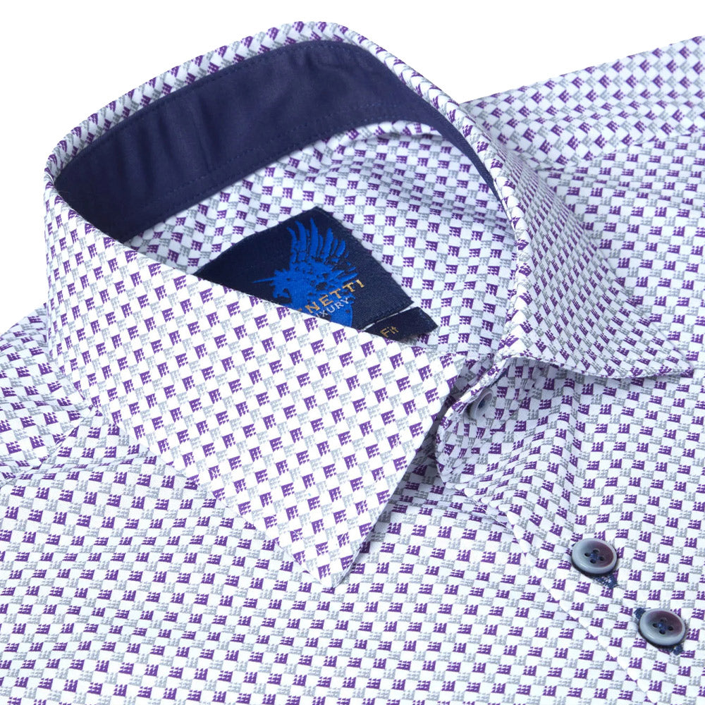 Benetti Short Sleeve Shirt | Cody Grape