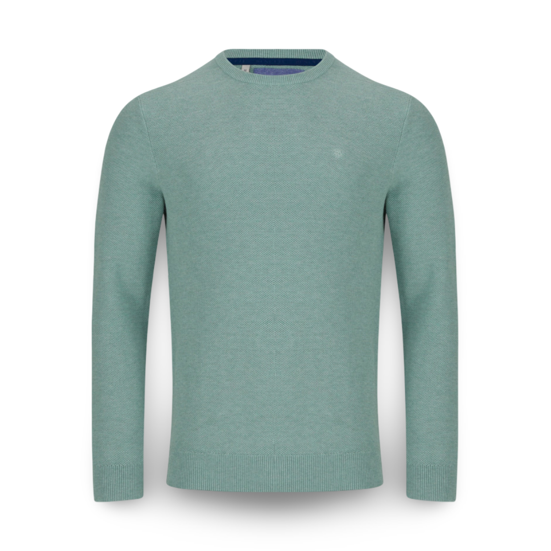 Benetti Crew Knit | Dawson Sage