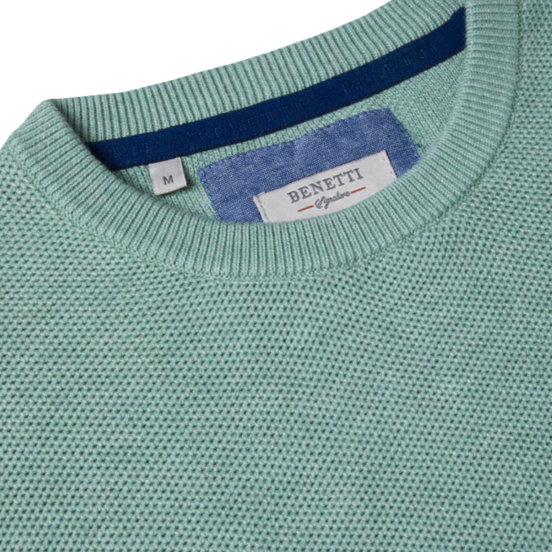 Benetti Crew Knit | Dawson Sage