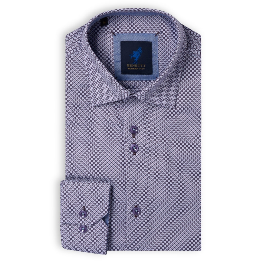 Benetti Casual Shirt | Maddison Plum