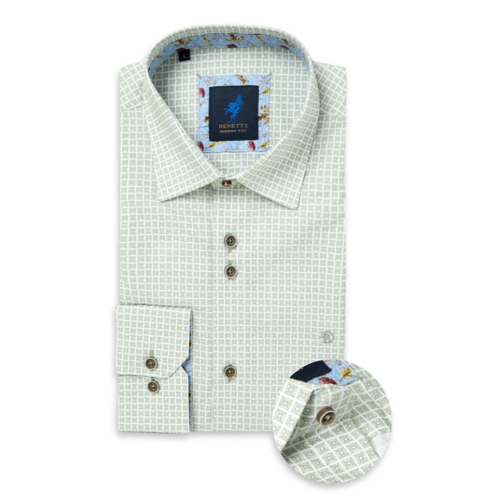 Benetti Casual Shirt | Naples Sage