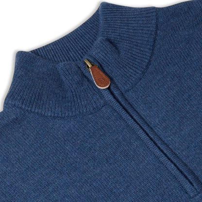 Benetti Half-Zip Knitwear | Dawson Blue