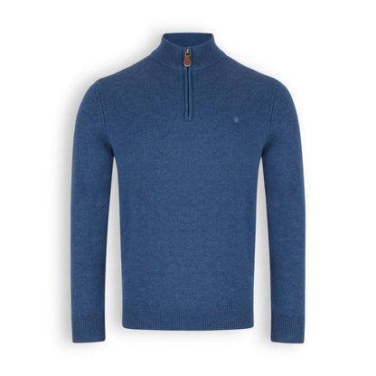 Benetti Half-Zip Knitwear | Dawson Blue