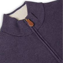Benetti Half-Zip Knitwear | Dawson Grape