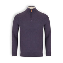 Benetti Half-Zip Knitwear | Dawson Grape