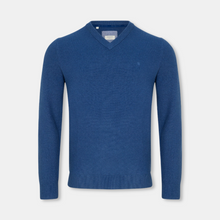 Benetti V-Neck Knit | Quinn Indigo