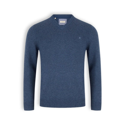 Benetti V-Neck Knitwear | Franco Indigo