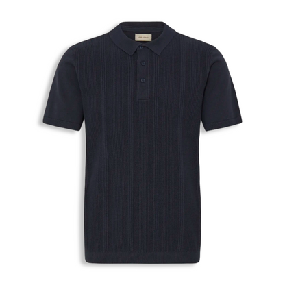 Blend Knitted Polo | Navy