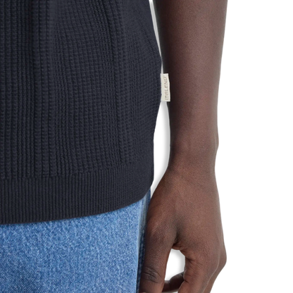 Blend Knitted Polo | Navy