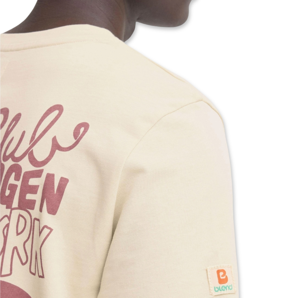 Blend Print Tee | BHSun Beige