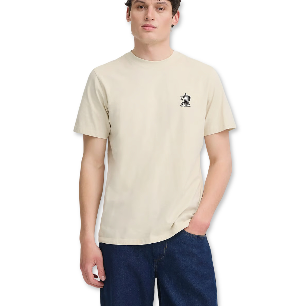 Blend Tee | Coffee Oyster Grey