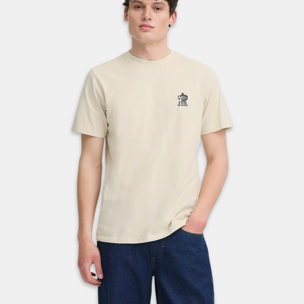 Blend Tee | Coffee Oyster Grey