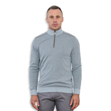 Bowe Tailoring Half-Zip | Cowper Sky Haze