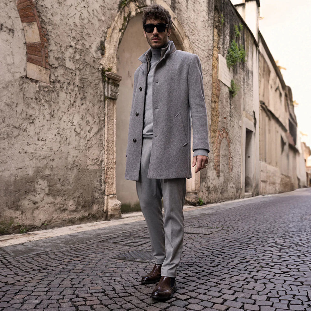 Bugatti Slip On Chelsea Boot | Bonifacio Mid Brown