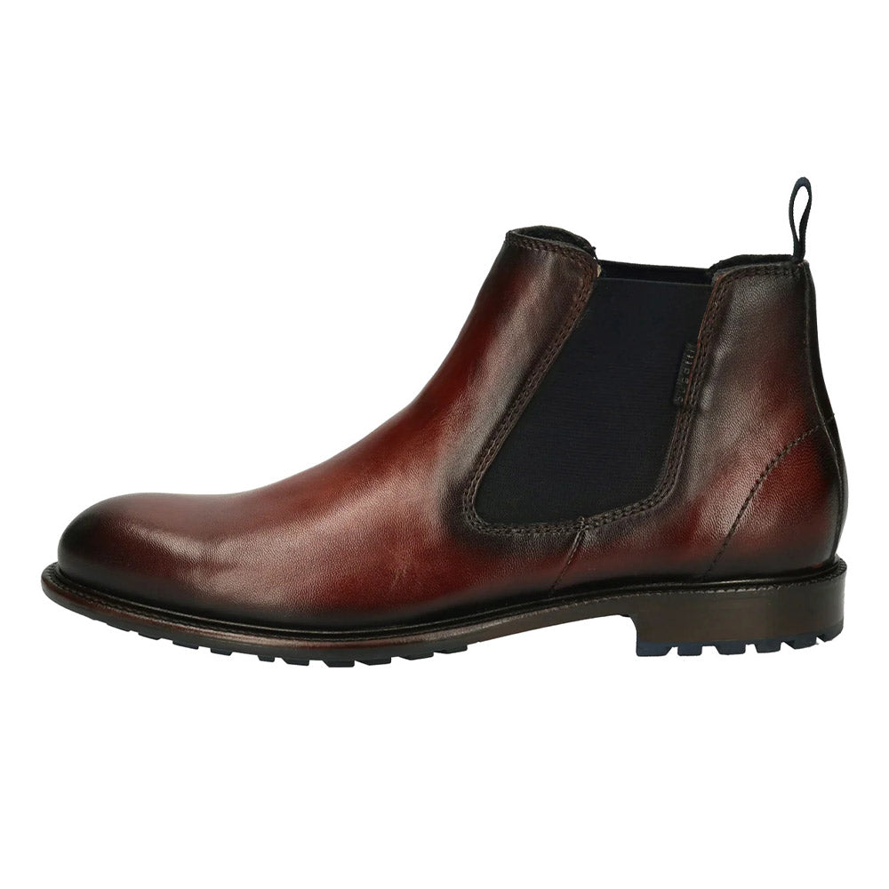 Bugatti Slip On Chelsea Boot | Bonifacio Mid Brown