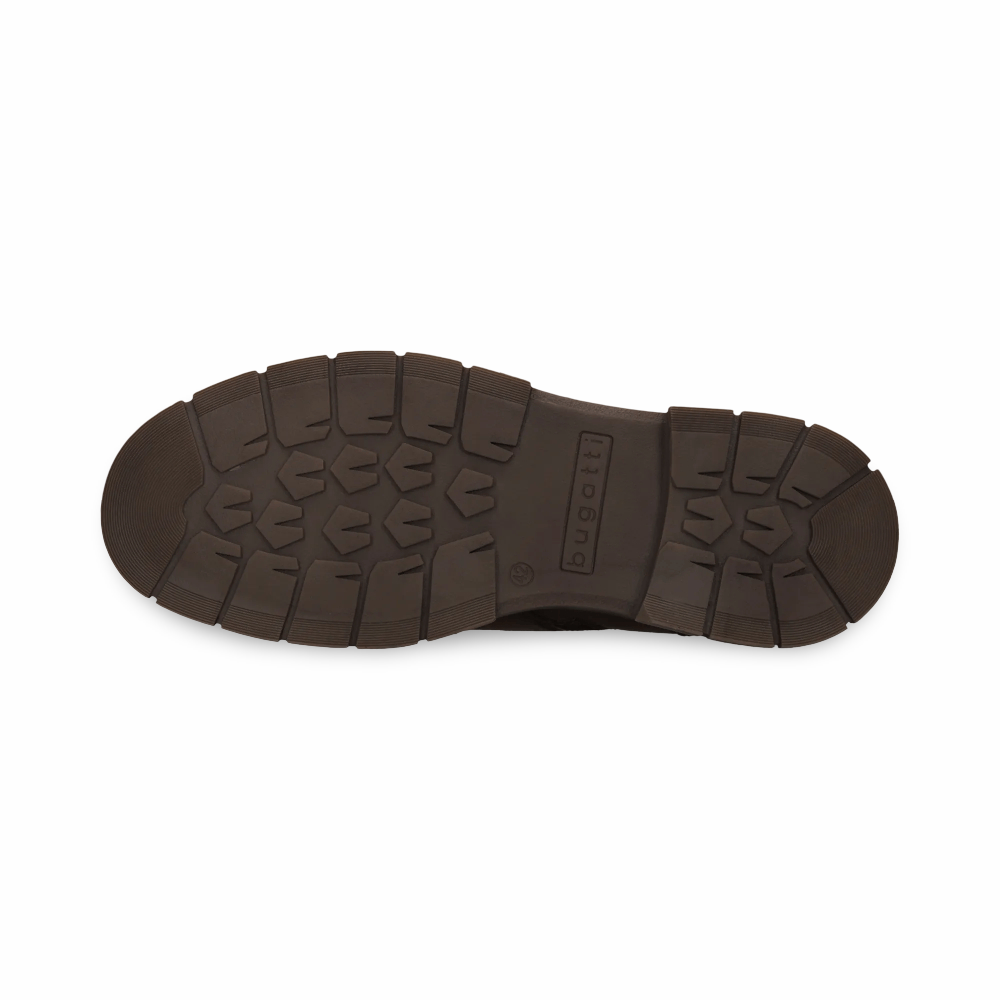 Bugatti Lace Boot with Zip | Mate Dark Brown