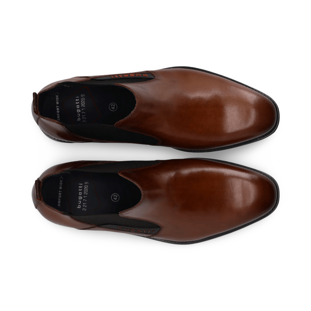 Bugatti Slip On Chelsea Boot | Witt Cognac
