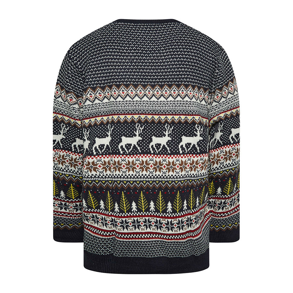 D555 Christmas Jumper | Vixen Navy