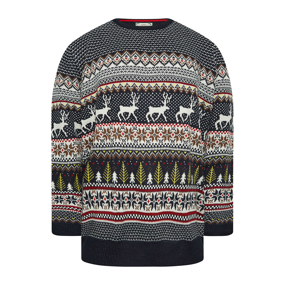 D555 Christmas Jumper | Vixen Navy