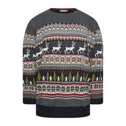 D555 Christmas Jumper | Vixen Navy