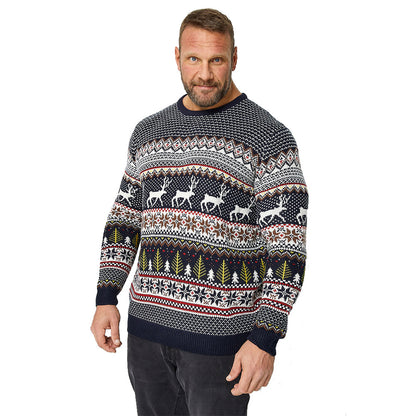D555 Christmas Jumper | Vixen Navy