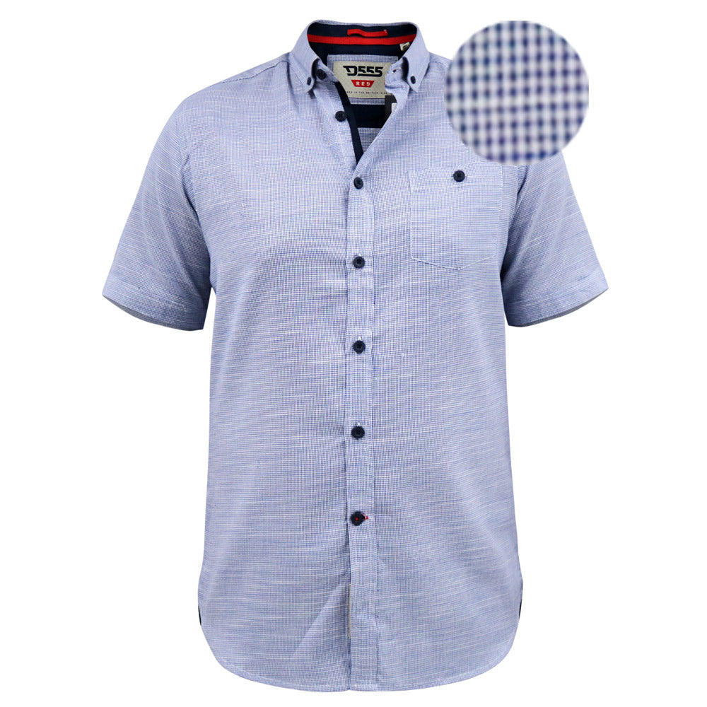 D555 Short Sleeve Shirt - Blue