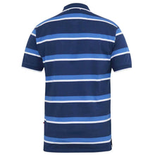 D555 Jersey Polo Shirt | Hobson Navy Stripe