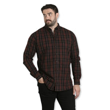 D555 Check Shirt | Horsham Burgandy