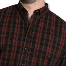 D555 Check Shirt | Horsham Burgandy