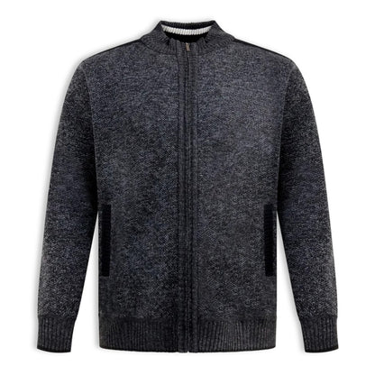 D555 Full Zip Lined Sweatshirt | Dereham Charcoal Marl